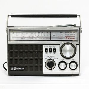 Vintage Radio Emerson AM FM TV Radio / WORKS